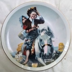 Norman Rockwell plates set of 8